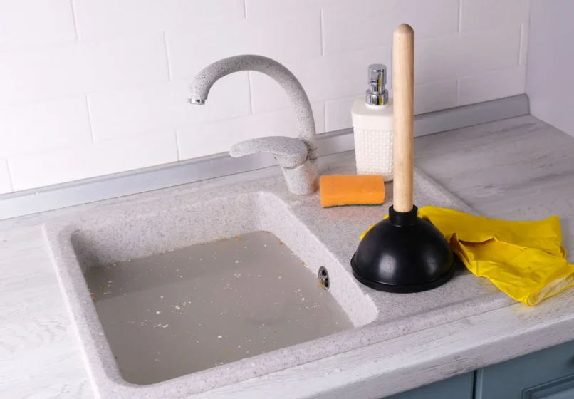 Kitchen Sink Backing Up? Here’s How to Fix a Slow Drain