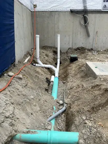 Sewer line repair in Seattle, photo by Ben's Plumbing