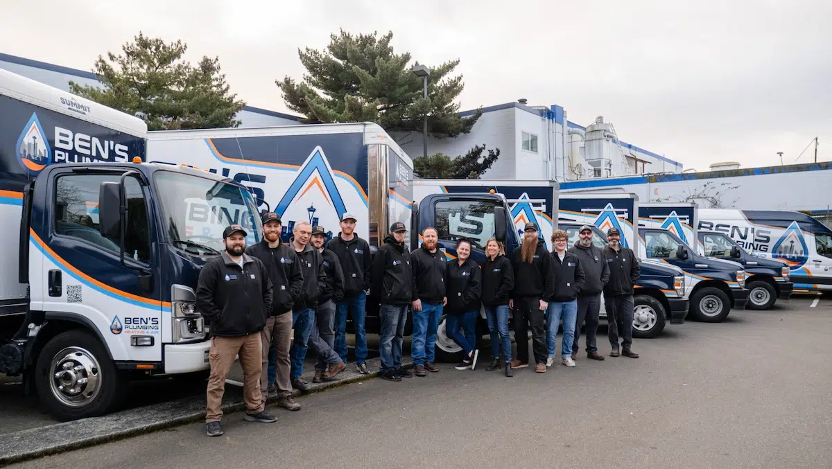 Team of licensed plumbers in Seattle, photo by Ben's Plumbing
