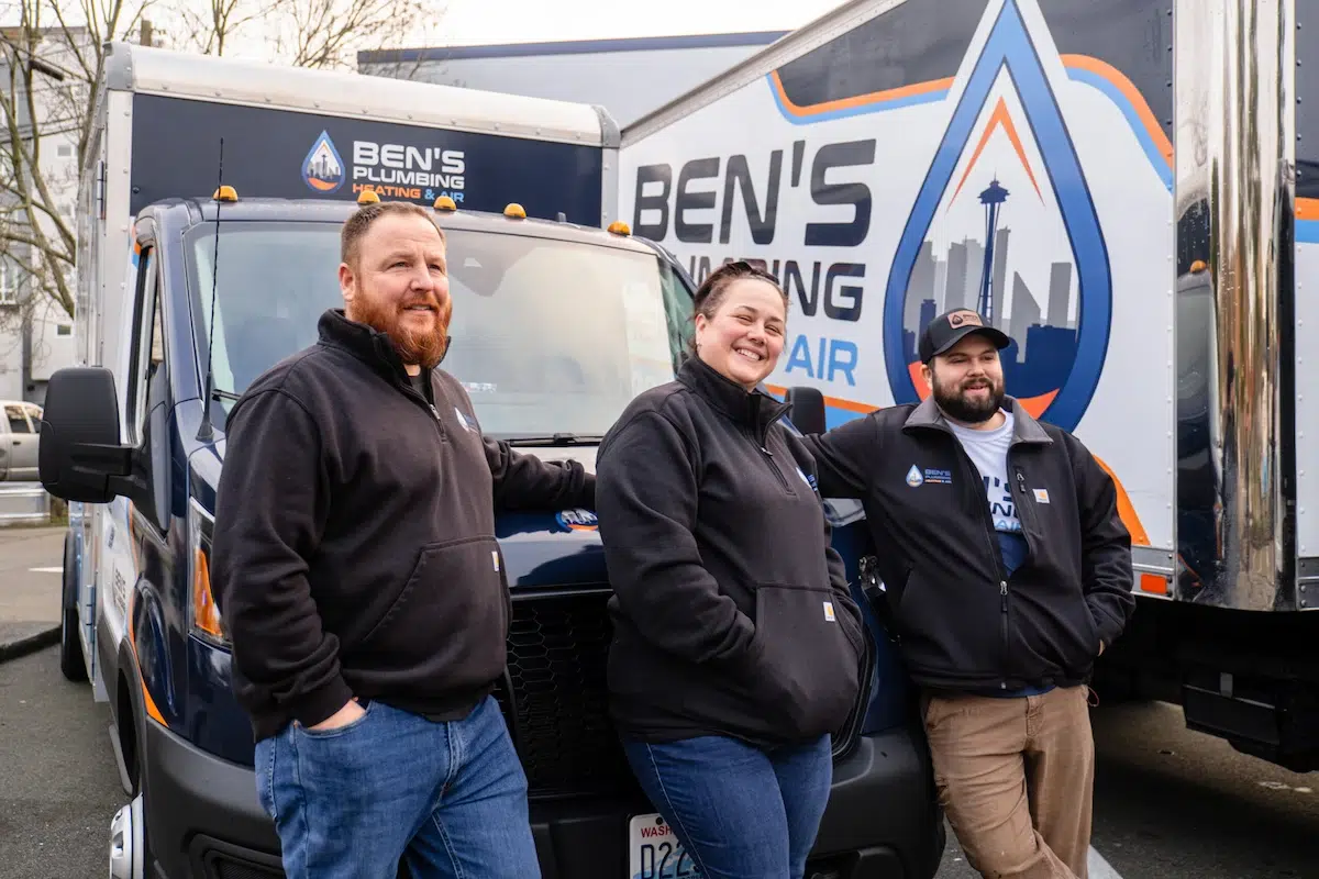 Ben's Plumbing team of licensed plumbers in the Seattle area, photo by Ben's Plumbing