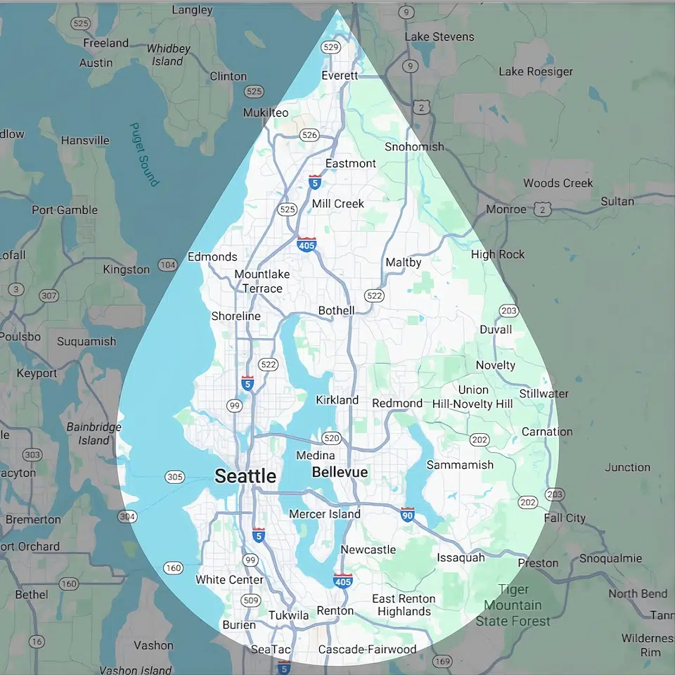 Ben's Plumbing service area in Seattle